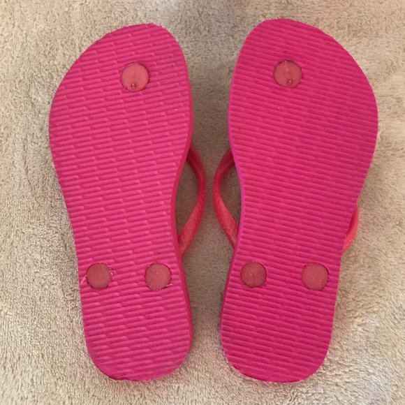 HAVAIANAS TODDLER SIZE 11/12 SLEEPING BEAUTY PRINCESS AURORA FLIP-FLOP SANDALS - Picture 3 of 3